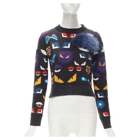 fendi bug eyes jumper|fendi cashmere sweater.